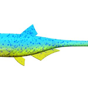 Libra Lures - Bleak - Slug Tail - 127 Lime Chartreuse Blue.jpg