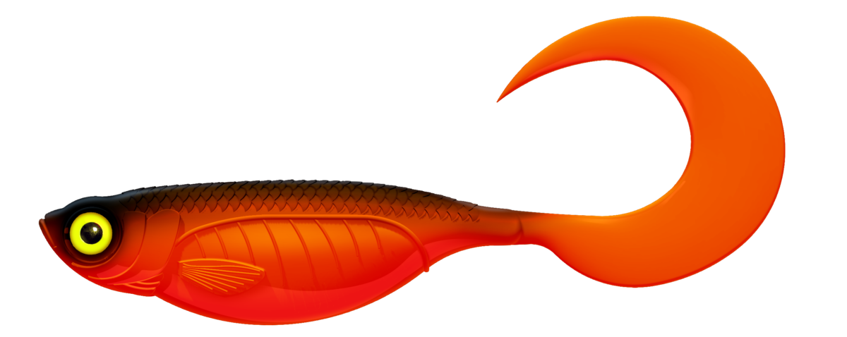 Libra Lures - Embrion Twist Tail - 011 Hot Orange.png