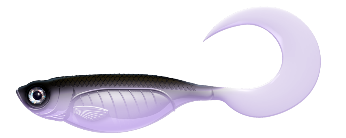 Libra Lures - Embrion Twist Tail - 120 Violet Shine.png